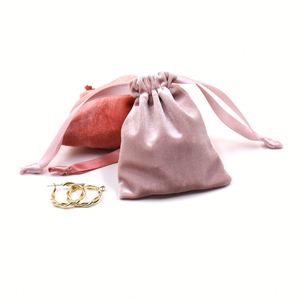 Velvet Drawstring Gift Pouch Soft <b>Jewelry</b> Bag Necklace Ring Organizer Wedding Gift Candy Gift <b>Packaging</b> - Product Image 4