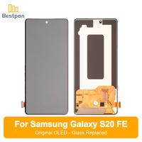 Remplacement pour l'écran OLED du Samsung Galaxy S20 FE 5G, assemblage d'écran original + verre remplaçable, qualité A