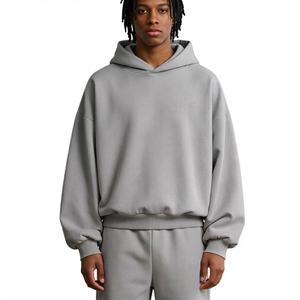 Sweat à capuche pour homme, logo personnalisé, unisexe, surdimensionné, en coton, molleton français, lourd, streetwear hip-hop, sweat à capuche pour homme TKAN572 - Product Image 1