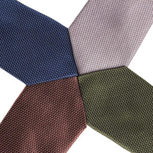 Лидер продаж, качественный дешевый деловой мужской галстук, оптовая продажа, однотонные галстуки из чистого шелка, 100% Галстуки ручной работы для мужчин - Product Image 2