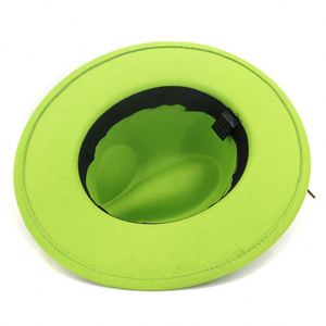 Chapeau Fedora en Laine Unisexe X3027 à Large Bord, Style Jazz avec Décoration en Corde, Chapeau Formel pour Adultes - Product Image 3