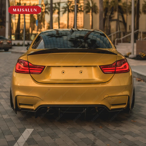 PSM Style <strong>Carbon</strong> <strong>Fiber</strong> Rear <strong>Spoiler</strong> for BMW 3 Series F30 F80 M3 Tail Wing Position on Rear Bumper - Product Image 6