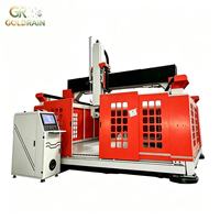 Machine de gravure CNC rotative 5 axes automatique pour sculptures 3D en mousse et statues en bois, avec contrôle DSP Syntec, modèle unique et écologique, fabriquée en Chine