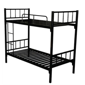 Frame Tweepersoonsbed College Dorm Hotel Slaapzaal Kids Stapelbedden Tweepersoons Platform <span class=keywords><strong>Bed</strong></span> Frame Ontwerp - Product Image 5