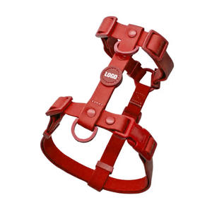 Sabuk dada anjing antiair PVC mewah kustom <span class=keywords><strong>Harness</strong></span> hewan peliharaan tahan aus dalam warna kustom grosir rantai anjing - Product Image 2
