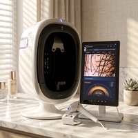 Analyseur de peau et de cuir chevelu 2 en 1 Aisia O1 Pro AI, scanner de peau du visage à 9 spectres avec sonde microscopique pour la santé du visage et du cuir chevelu