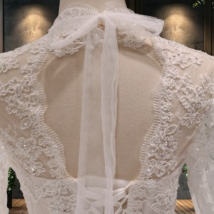 Nuovo <span class=keywords><strong>Abito</strong></span> da <span class=keywords><strong>Sposa</strong></span> 2025 Taglie Forti con Scollo a V Profondo, Stile Principessa, Ricamo Floreale in Pizzo, Romantico per <span class=keywords><strong>Madre</strong></span> della <span class=keywords><strong>Sposa</strong></span> - Product Image 6
