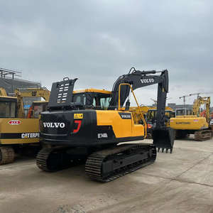 Pelle sur chenilles moyenne VOLVO EC140 en bon état Pelle sur chenilles originale suédoise d'occasion Excellente pour les travaux de construction - Product Image 2