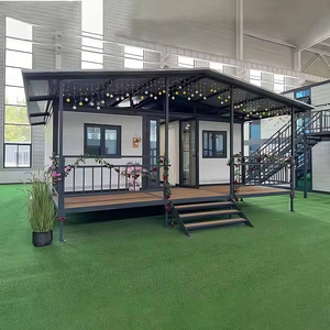 Складной дом, 20 футов, 40 футов, сборный контейнерный дом, стальная портативная вилла, дом с 2 спальнями, дом из контейнеров, дом для дома - Product Image 3