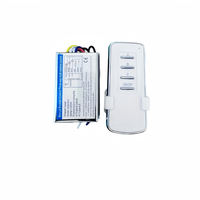 Interrupteur à distance sans fil intelligent RF, portée de 30 m, fonctionne sur piles, 220 V, pour luminaires LED, lampes de plafond en cristal