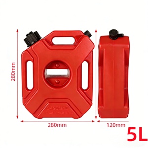Nuevo Tanque de Combustible HDPE con Soporte Bloqueable para Motocicleta, UTV, ATV, Todoterreno, Antiestático, Contenedor de Combustible de 5L - Product Image 5