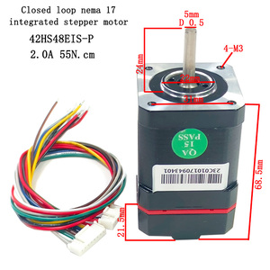 Sumtor 42HS48EIS-P สเต็ปเปอร์มอเตอร์และชุดไดรเวอร์ Cnc เซอร์โวไฮบริด 2 เฟส <span class=keywords><strong>Nema</strong></span> <span class=keywords><strong>17</strong></span> มอเตอร์วงปิดแบบบูรณาการพร้อมตัวเข้ารหัส - Product Image 4