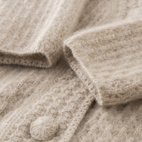 Pull en tricot standard doux et chaud à col en V et boutons sur le devant, pull pour femme de qualité supérieure, design tendance hiver, décontracté et élégant
