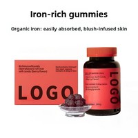 IJzerrijk Hemoglobine Suikervrije Fruit Fudge Gummy 240g OEM Private Label Aanpassing Grensoverschrijdend Bestseller Verbeterd