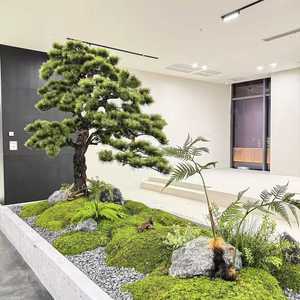 Árbol Artificial de Podocarpus con Tronco de Madera Natural, Estilo Bonsái, Pino Budista en Maceta Grande <span class=keywords><strong>para</strong></span> Decoración de Interiores, Villas y Vestíbulos - Product Image 3