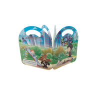 Impression de livres cartonnés personnalisés en couleur, couverture souple, reliure parfaite, papier couché pour l'éducation des enfants, vente en gros OEM