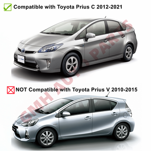 Juego de molduras de techo de 2 75552-52190 para Toyota Prius C 2012-2021 Moldura de goteo de techo LH & RH Barra embellecedora de techo para Aqua 2009-2016 - Product Image 5