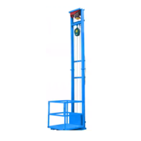Ascenseur de fret électrique X-YES chargeant l'ascenseur hydraulique de marchandises de sous-sol
