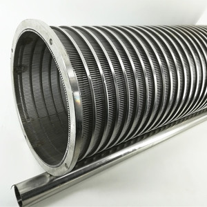 304 316 דופלקס נירוסטה מסנן מסנן תיל טריז / מסך חוט טריז מחורר - Product Image 4