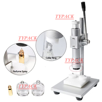 Machine à sertir manuelle pour flacons de parfum, en stock direct usine, pour manchons intermédiaires et têtes de pompe interchangeables