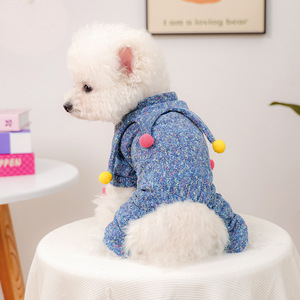PETCIRCLE Nouvelle Collection Automne/Hiver – Costume de Clown Coloré Chaud et Confortable pour Petits Chiens et Chiots, Chiens et Chats Joyeux - Product Image 1