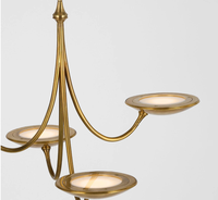 Yihao Noir Cristal Pendentif Plafond Lampes Suspendues Élégant Bar & Hôtel Lustre Design pour Éclairage Intérieur & Décor