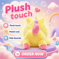 Fabricant chinois – Ensemble de jouets en peluche personnalisés de 8 pouces, licorne et animaux sauvages, pour machine à griffes, série PIYOMI