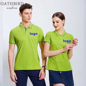 <span class=keywords><strong>Polo</strong></span> da <span class=keywords><strong>Golf</strong></span> da uomo tinta unita in tinta unita con Logo ricamato in cotone/poliestere con stampa personalizzata - Product Image 2