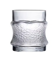 Haisiman – Tasse à whisky en verre épais style Instagram, tasse à café résistante à la chaleur, design suspendu, style nordique/minimaliste