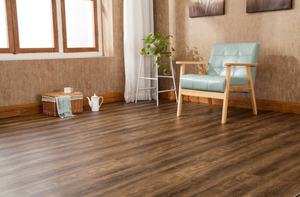 Fournisseur de revêtements de sol SPC PVC, matériau de décoration minimaliste, revêtement de sol en vinyle d'intérieur avec revêtement UV IXPE - Product Image 2