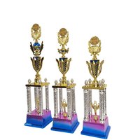 Trophées en plastique personnalisés économiques en gros pour les champions de boxe, d'arts martiaux et de sports