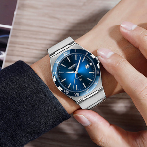 Reloj Mecánico Automático NAMKIN para Hombre, Caja de Acero Inoxidable con Diseño Poligonal de 38 mm, Cristal de Zafiro, Visualización de Fecha, Estilo Elegante - Product Image 6