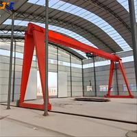 Pont roulant monopoutre 2T 10T 20T avec chariot électrique sur rail au sol