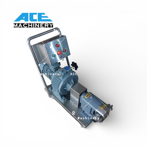 Bomba de Lóbulos Rotatorios Mini de Acero Inoxidable Higiénica con Reductor de 0.5 HP, Grado Alimenticio, para Aguas Residuales Urbanas, al Mejor Precio - Product Image 1