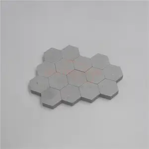 Op Maat Gemaakte Hoge Sterkte Hexagonale Boriumcarbide Keramische Tegels B4c Plaat