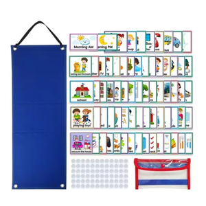 Tableau de planification visuelle pour enfants 2:1 : Calendrier quotidien, routine, planification des tâches, tableau d'apprentissage, cartes cognitives pour une meilleure organisation - Product Image 1