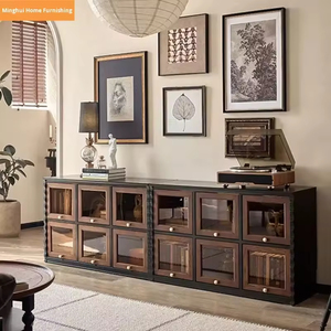 Mueble de TV de Madera Contemporáneo y Lujoso - Unidad de Almacenamiento Multifuncional para Sala de Estar, Dormitorio y Hotel - Product Image 3