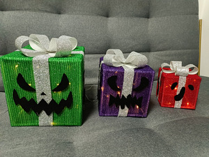 Figurines de <span class=keywords><strong>Noël</strong></span> Lumineuses de Haute Qualité à Piles pour Vitrine – Décorations Festives Élégantes pour Arbre de <span class=keywords><strong>Noël</strong></span> - Product Image 6