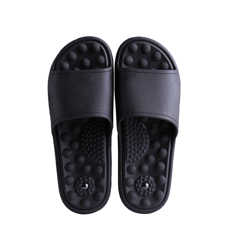Greatslides Hot Style Black Massage Slippers