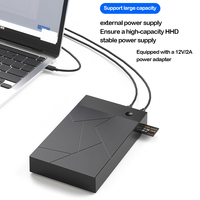 3,5 pulgadas móvil USB 3,1 interfaz SATA caja de disco duro Universal USB3.0 portátil/disco duro de estado sólido mecánico plástico