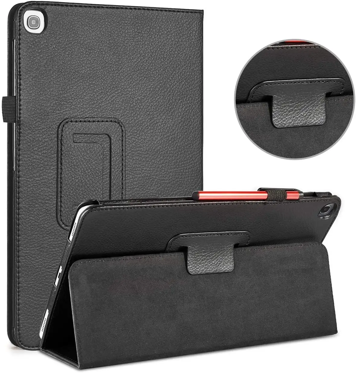 Lite Leather Flip Case For Samsung Tab A7 LITE 8.4 T220 T225 Smart Kids Tablet Case Translucent Frosted Back Cover Protector