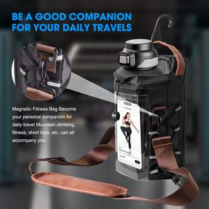 Pochette de téléphone magnétique étanche personnalisée, sac de sport magnétique pour la salle de sport avec sangle, porte-bouteille d'eau pour le fitness - Product Image 5