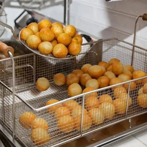 Producto Popular en Australia: Dispensador Manual de Acero Inoxidable para Donuts, Máquina para Hacer Mini Bolas de Mochi, Accesorio para <span class=keywords><strong>Panadería</strong></span> - Product Image 1
