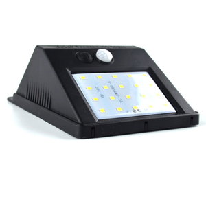 <strong>Outdoor</strong> Wall <strong>Light</strong> 20 LED Solar <strong>PIR</strong> Motion Sensor Black Shell Lithium <strong>Battery</strong> Waterproof Garden <strong>Light</strong> - Product Image 3