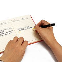 Carnet de notes de poche A6 en cuir souple JH Wholesale