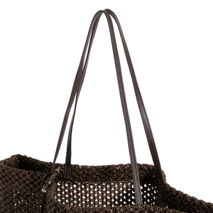 Borsa a tracolla leggera in paglia intrecciata con pochette interna con cerniera, borsa tote estiva casual da donna per tutti i giorni - Product Image 4
