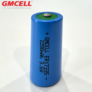 Batería GMCELL LiSOCl2 ER17335, Batería de Litio Cilíndrica de 3.6V 2200mAh para Medidor de Electricidad - Product Image 2