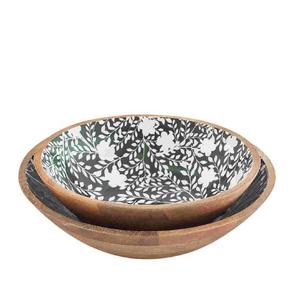 Cuencos de madera de acacia personalizados de exportador al por mayor para servir comida sostenible y elegante para fiesta para mezclar sopa de ensalada - Product Image 6