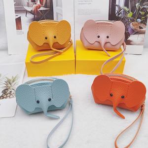 PU Leather Animal Cartoon Cute <strong>Coin</strong> <strong>Purse</strong> Litchi PU Leather <strong>Elephant</strong> <strong>Purse</strong> Wallet Pouch Mini Leather <strong>Coin</strong> <strong>Purse</strong> with Wristlet - Product Image 4
