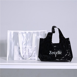 ถุงผ้าพีวีซีสีรุ้งออกแบบโลโก้ได้ตามต้องการกระเป๋าถือสำหรับช้อปปิ้งดีไซน์ทันสมัยและมีสไตล์ - Product Image 4